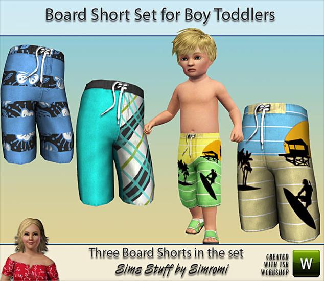 Małe dziecko - simromi_board_short_set_for_boy.jpg
