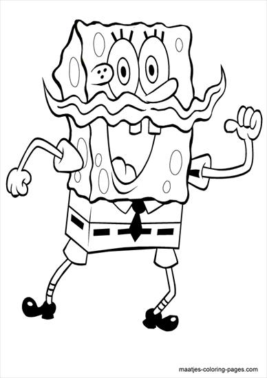 SpongeBob - spongebob - kolorowanka 103.GIF