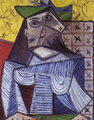 Picasso 1941 - Picasso Buste de femme Portrait de Dora Maar. 1941. 81 x 6.jpg