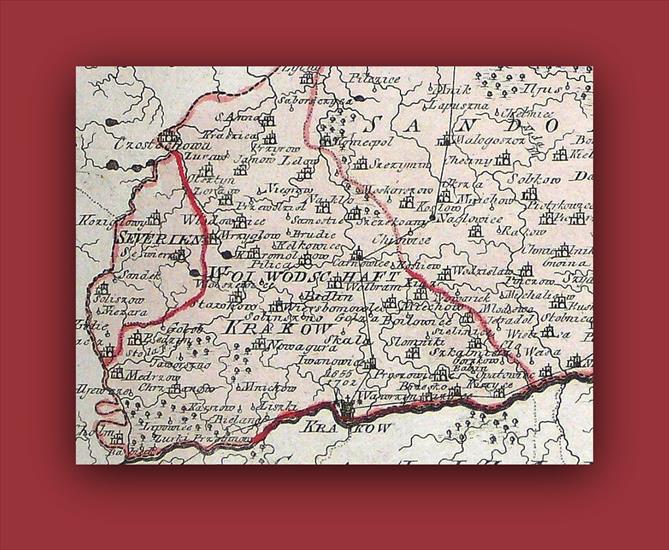 Mapy Polski - 1791 - POLSKA - WOJEWÓDZTWO KRAKOWSKIE.jpg